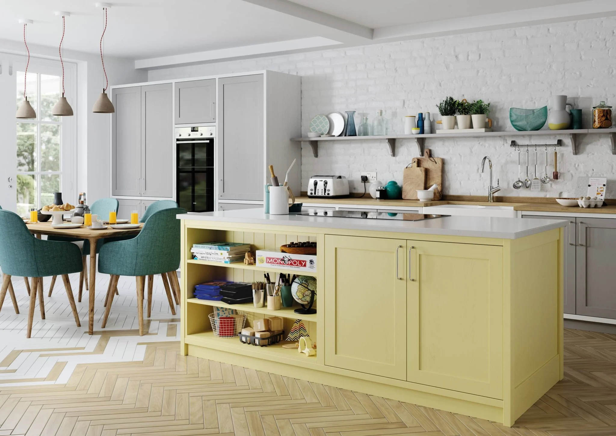 Aldana kitchen on display