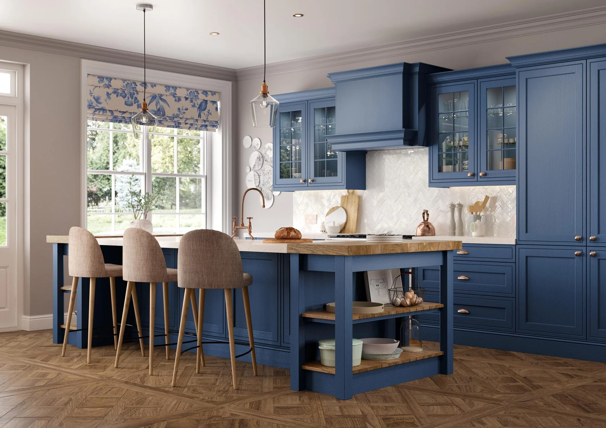Wakefield Parisian Blue kitchen